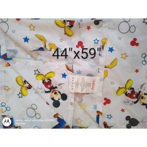 Disney Mickey Mouse Donald Duck Goofy 44x59 EUC cutter fabric crafts material